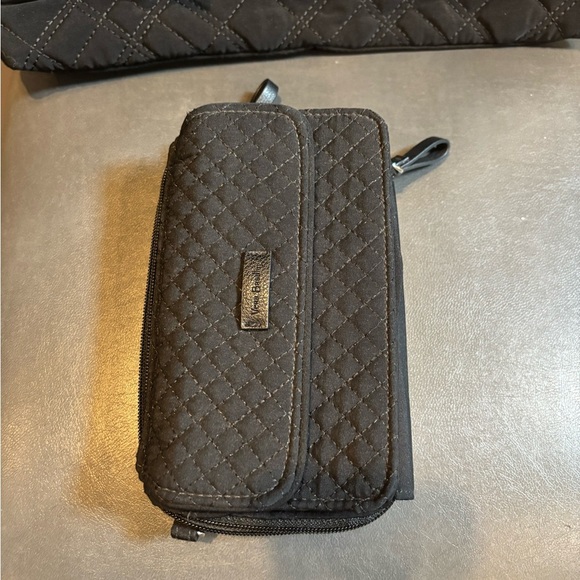 Vera Bradley Black Quilted Women's Bag Set (RFID lining in small) - Picture 2 of 11